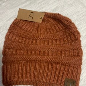 Brown beanie